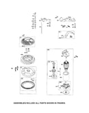 Motor-starter/flywheel