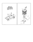 Cylinder/piston