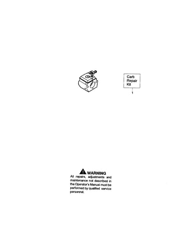 Carburetor no. 530071987 zama w-29
