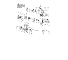 Craftsman 944516662 carburetor/fuel tank/muffler diagram