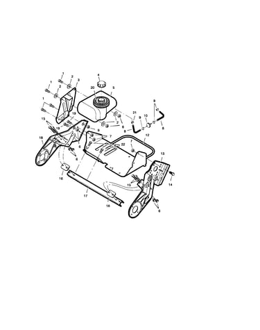 Frame/fuel tank