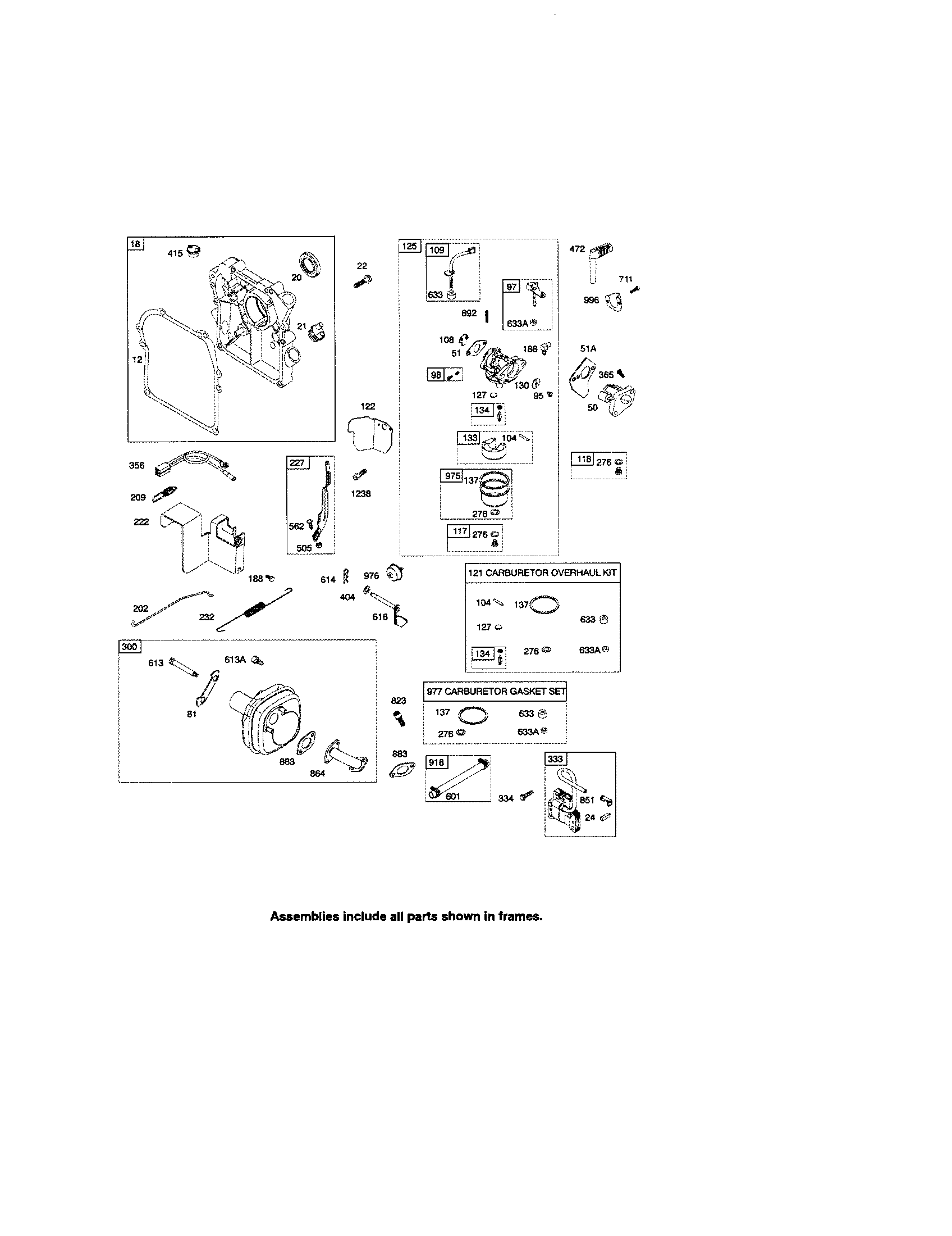 CARBURETOR/CRANKCASE/MUFFLER