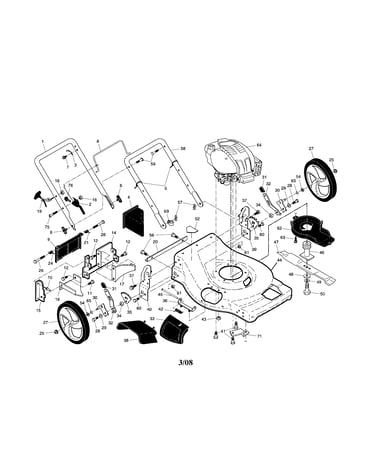 Engine/housing/handle