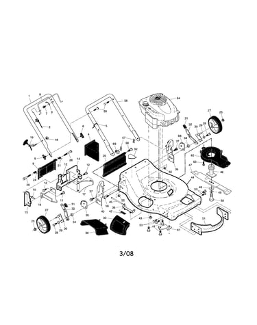 Engine/housing/handle