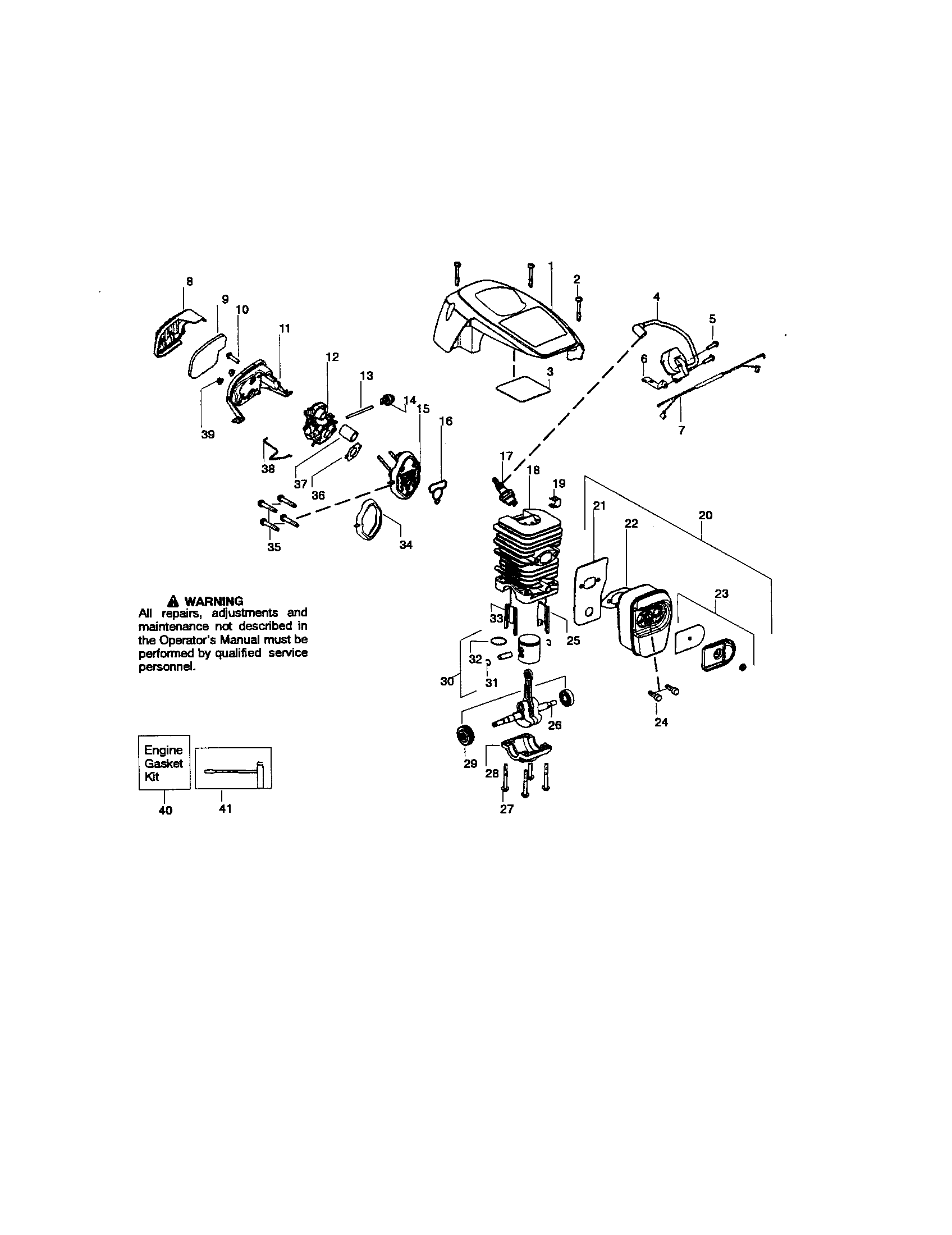 Carburetor/fuel tank
