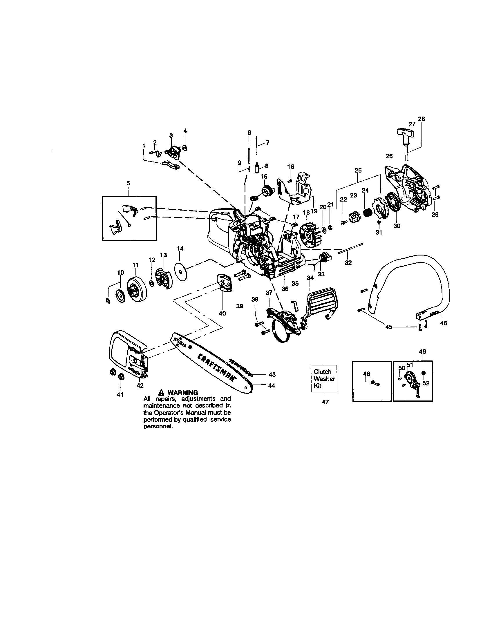 Chassis/bar/chain