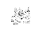 Craftsman 358350821 chassis/bar/chain diagram