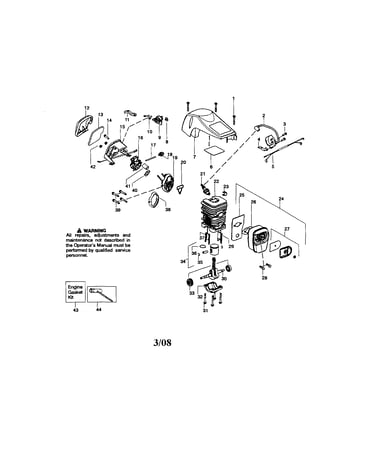 Ignition/carburetor/muffler