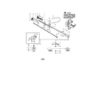 Craftsman 358795800 throttle/gear box/blade diagram