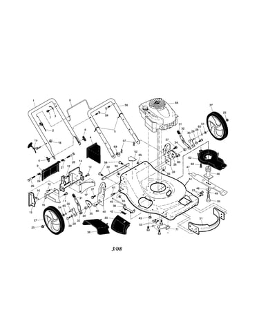Engine/housing/handle