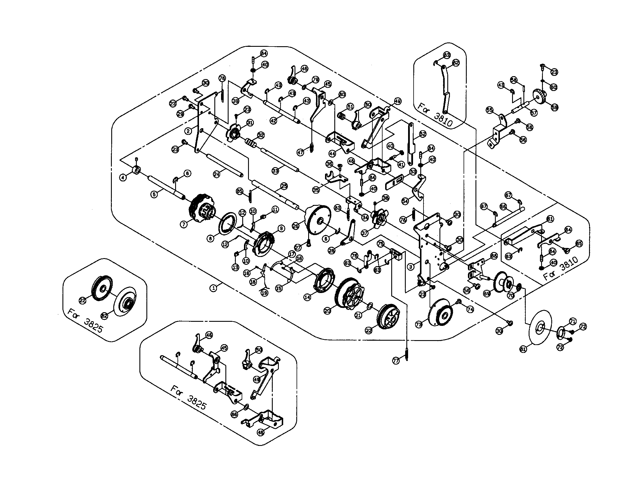 Pattern cam contact