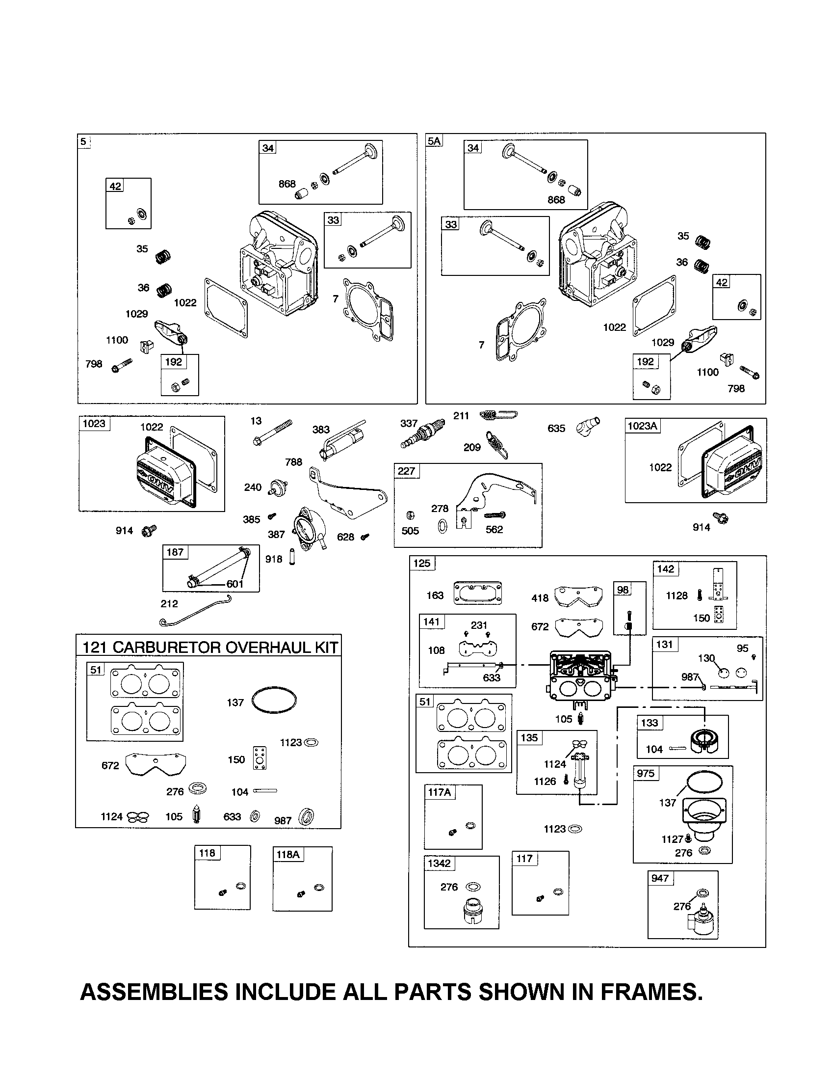 Head-cylinder/carburetor