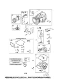 Cylinder/crankshaft/sump