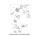 Craftsman 917289081 head-cylinder/alternator/dipstick diagram