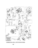 Cylinder/crankshaft/sump