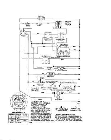 Schematic diagram-tractor