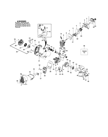 Cylinder/crankshaft/crankcase