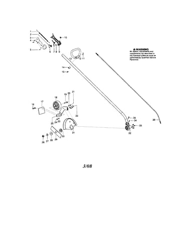 Driveshaft/handle/edger guard