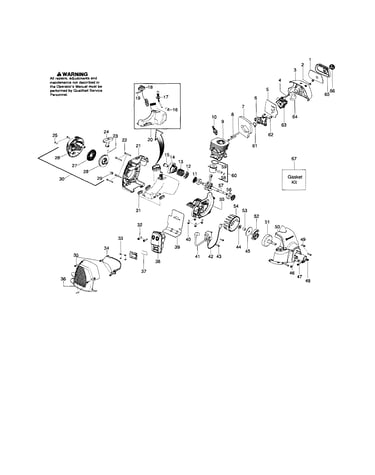 Cylinder/crankshaft/crankcase