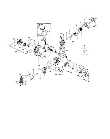 Cylinder/crankshaft/crankcase