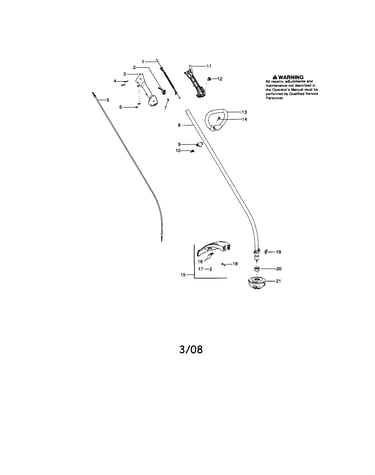 Driveshaft/handle/shield