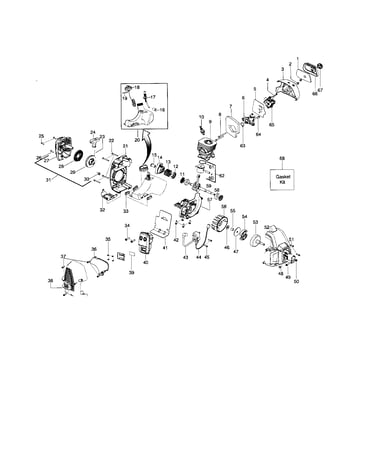 Cylinder/crankshaft/crankcase