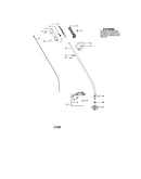 Driveshaft/handle/shield