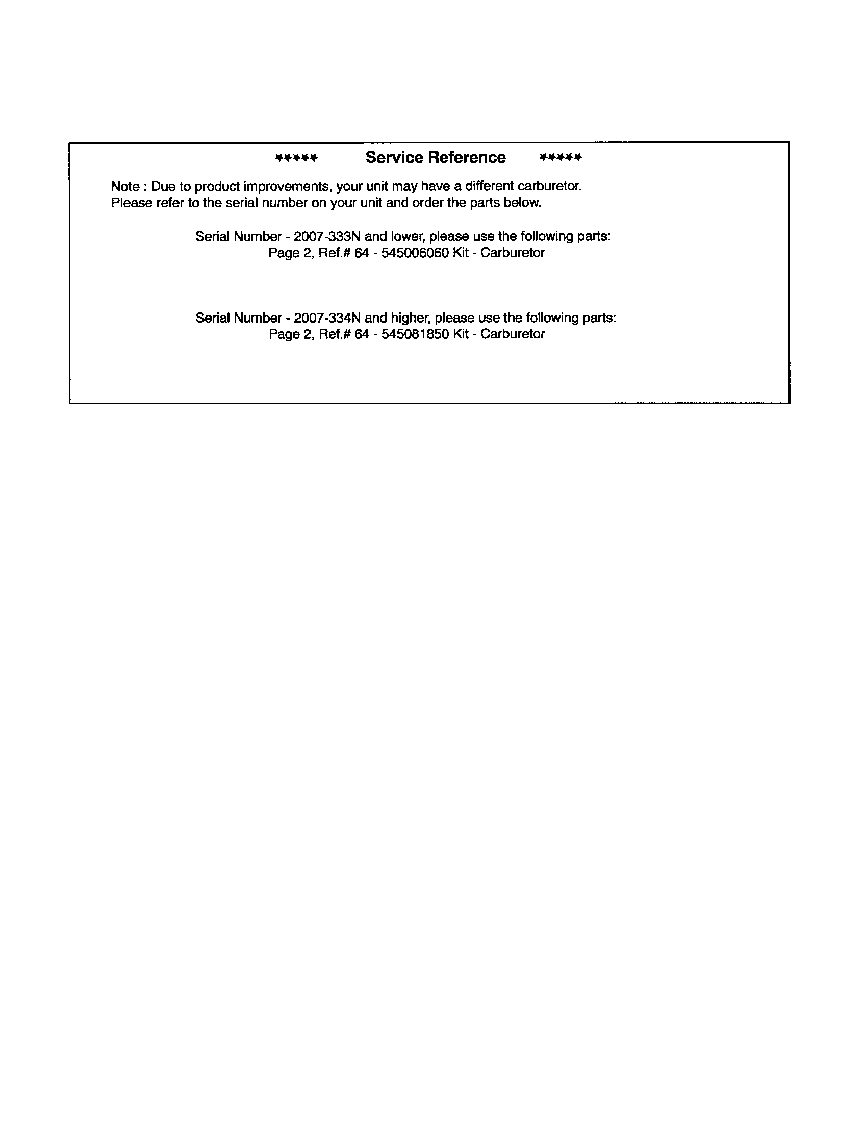 Service reference