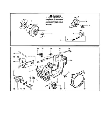 Chassis/oil pickup & screen