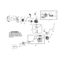 Muffler/cylinder/crankshaft