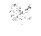 Poulan 2250 TYPE 6 chassis/bar/handle diagram