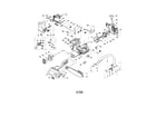 Poulan 2550LE TYPE 1 chassis/bar/handle diagram