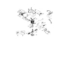 Poulan 2550LE TYPE 1 shield/cylinder/crankshaft diagram