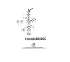 Poulan 2550LE TYPE 1 carburetor - #530071409-wt599 diagram