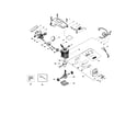 Poulan 2150 PREDATOR LE TYPE 1 shield/cylinder/crankshaft diagram