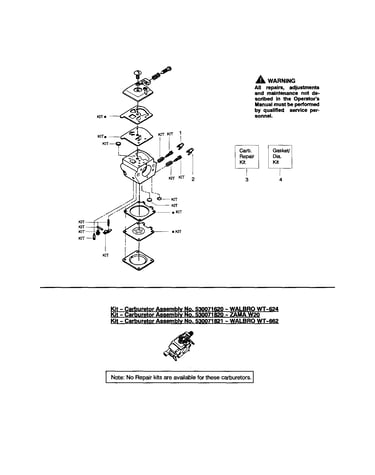 Carburetor - wt324 - #530069703