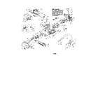 Poulan 260 TYPE 1-3 chassis/bar/handle diagram