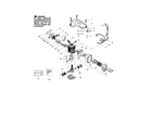 Poulan 260 TYPE 1-3 shield/cylinder/crankshaft diagram