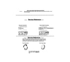 Poulan 260 TYPE 1-3 service reference diagram