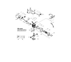 Poulan 260 TYPE 6 shield/cylinder/crankshaft diagram