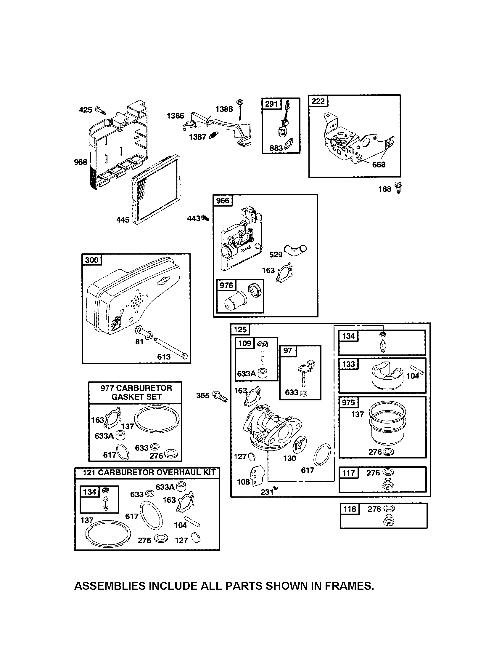Muffler/carburetor