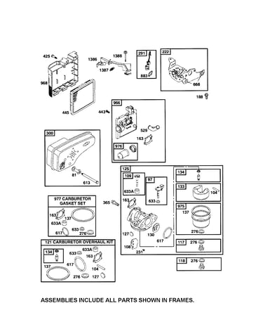 Muffler/carburetor