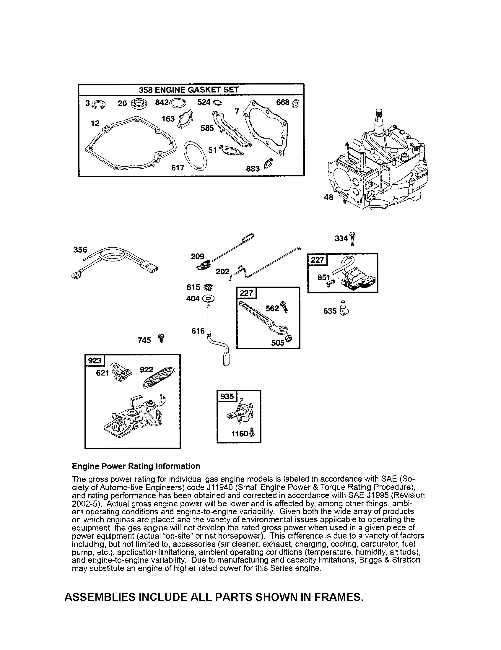 Short block/brake