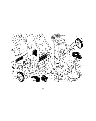 Engine/housing/handle