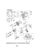 Cylinder/crankshaft/sump