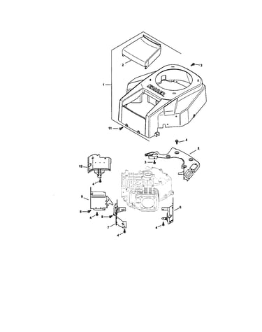 Blower housing/baffles