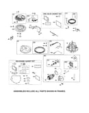 Starter motor/flywheel/alternator