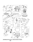 Cylinder/crankshaft/sump