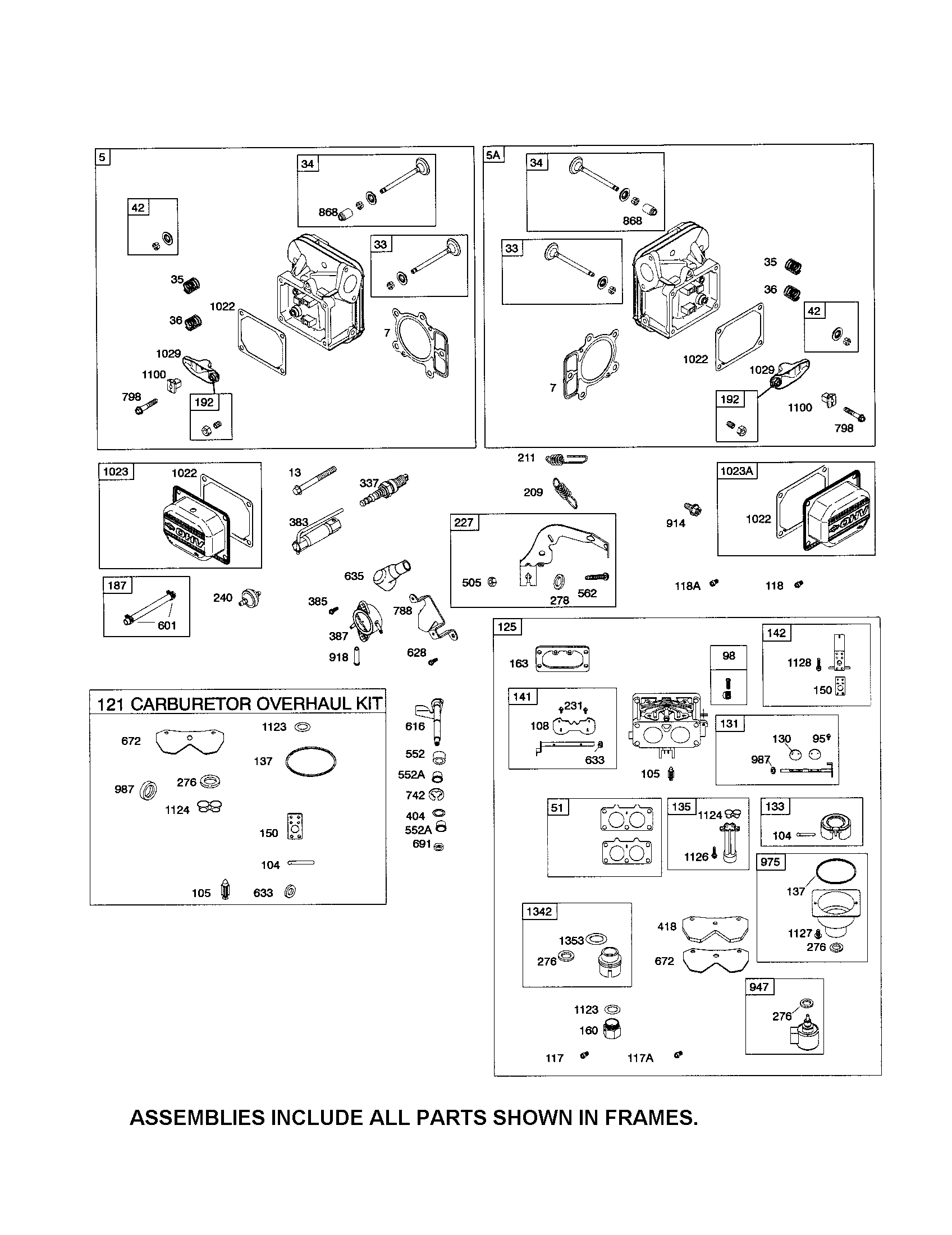 Head-cylinder/carburetor