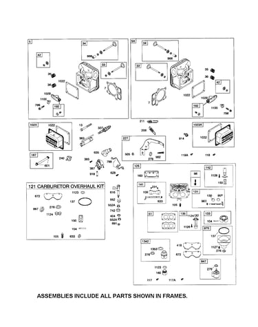 Head-cylinder/carburetor